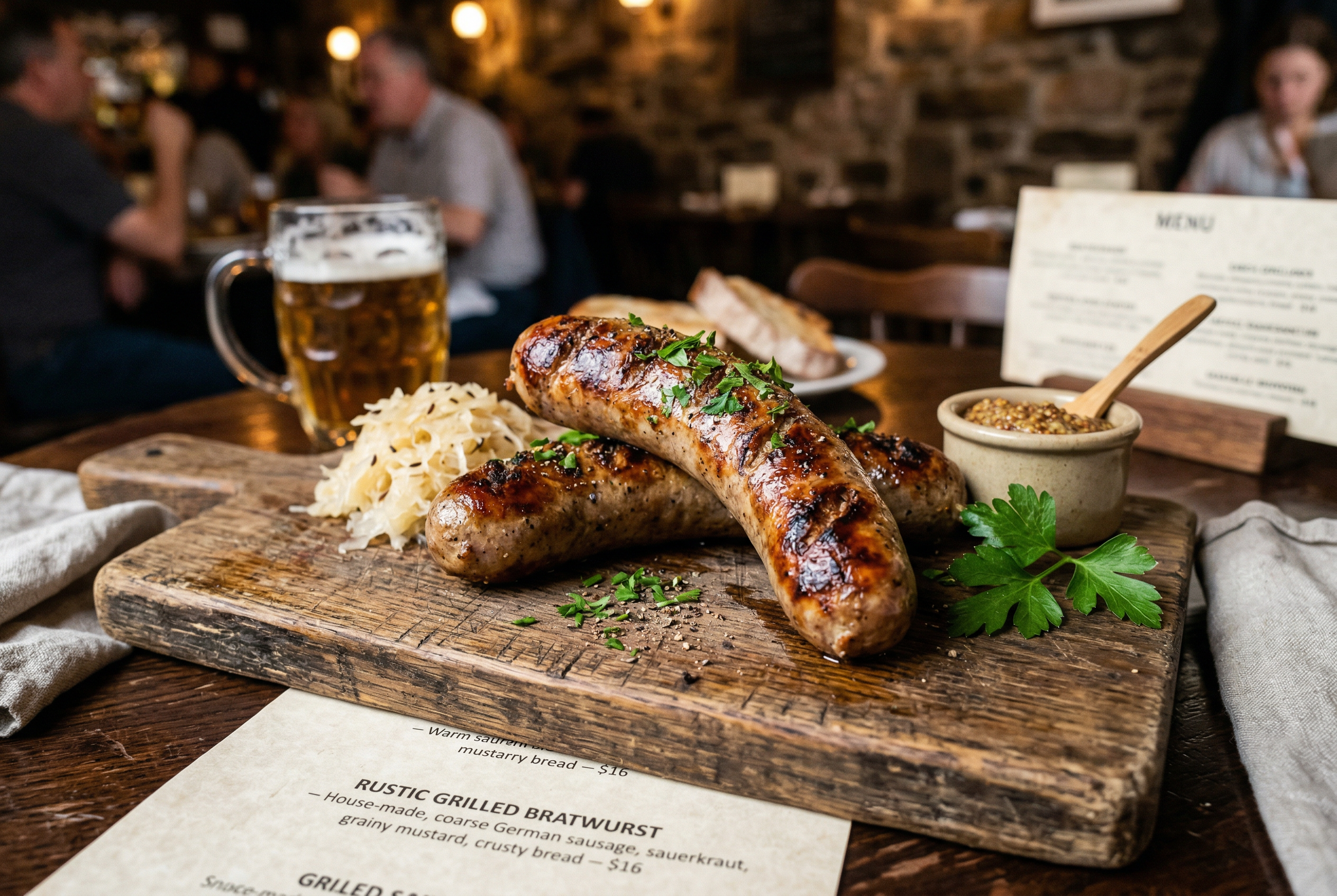 Bratwurst - The Classic German Fry Sausage